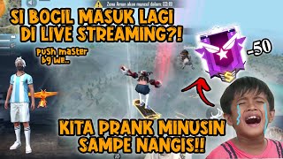 PRANK BOCIL LAGI!! MINTA PUSH RANK MALAH KITA MINUSIN!! :v