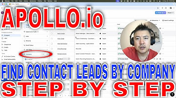 ✅ Hoe vind je contactleads in Apollo io per werkgever en bedrijf 🔴