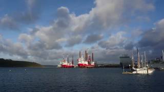 Short test time lapse of Falmouth docks @falmouthvideos