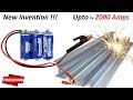 New Invention ! Make 2000 Amps Welding Machine using 220V DC Capacitor Bank