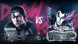 #tekken8 ranked match with my Dragunov vs this talented Kazuya player.