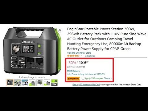 Enginstar portable solar generator review (power station) Cheap Jackery 300  Explorer alternative
