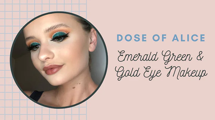 Emerald & Gold Eye Makeup