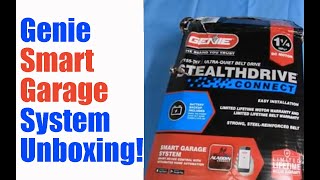 Unboxing Genie StealthDrive Connect Model 7155-TKV Ultra Quiet Garage Door Opener | Part 1