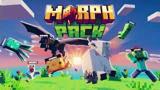 MİNECRAFT PE MORPH MOD | BÜTÜN VARLIKLARA DÖNÜŞÜYORUM screenshot 3