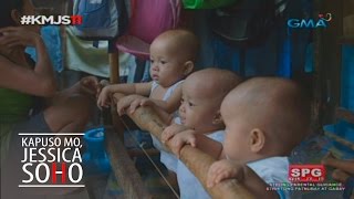 Kapuso Mo, Jessica Soho: Ang kalunos-lunos na kalagayan ng nag-viral na triplets ng Camarines Norte