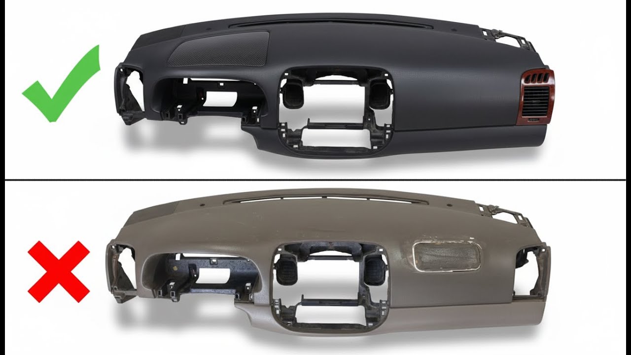 بازسازی و چرم کوبی داشبورد تویوتا کمری|Toyota Camry Dashboard Restoration & Leather Wrapping