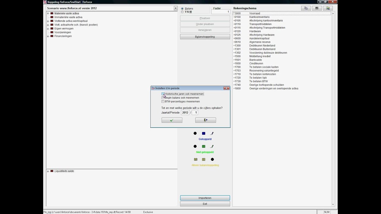 Importmodule FinForce