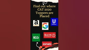 CAT 2020 Toppers Epic Placements Revealed | IIM ABC | CAT 100% | MBB MAANG #shorts #iim #placements