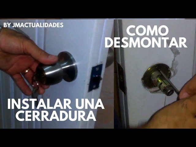 Cerradura de perilla de puerta para dormitorio, cerradura con llave para  puerta interior y exterior, perilla de puerta de baño, pomos de puerta de