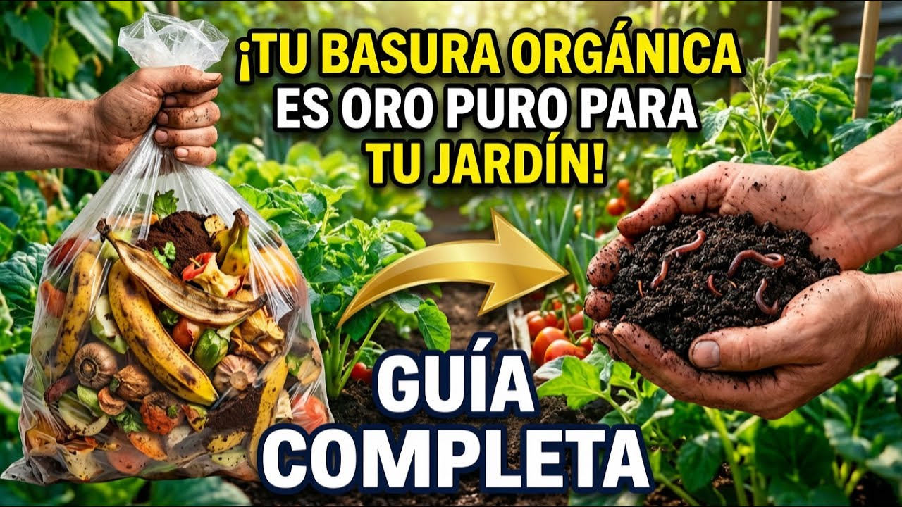 Tu Basura de Cocina es ORO: ¡No la Vuelvas a Tirar! (Guía Completa de Compostaje)