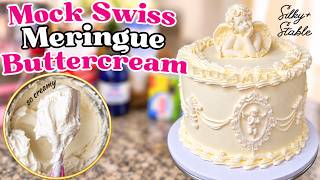 The BEST Mock Swiss Meringue Buttercream | Silky, Stable & Less Sweet