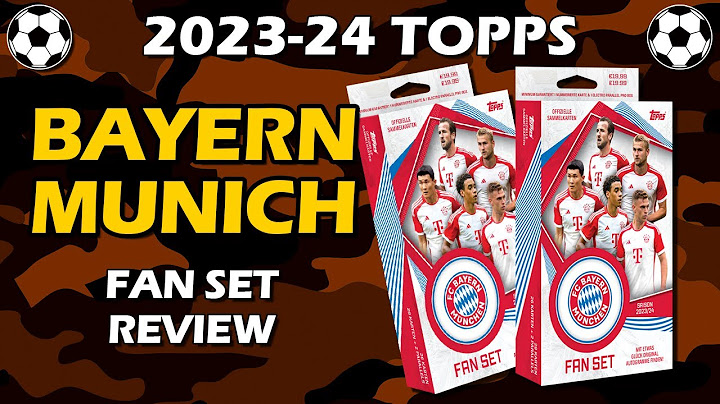 2023-24 Topps Bayern Munich Fan Set Soccer Box Review