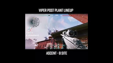 Viper Lineups Ascent B Site - Post Plant Snake Bite Molly Setup Guide #shorts
