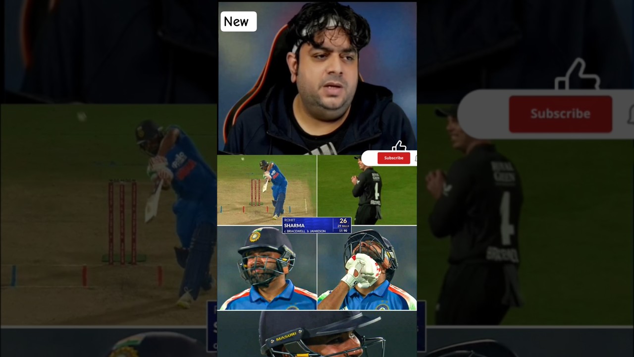 Rohit Sharma Out on 26 vs NZ 😲 | Big Shock in First ODI 