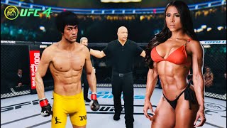 PS5 | Bruce Lee vs. Beautiful female Bodybuilder Dilian [EA Sport UFC 4]🥊