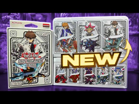 Boîte Mega-Pack Yu-Gi-Oh! 2025 - Avec Ou Sans Boîte Métal, 3 Packs Garantis Rares