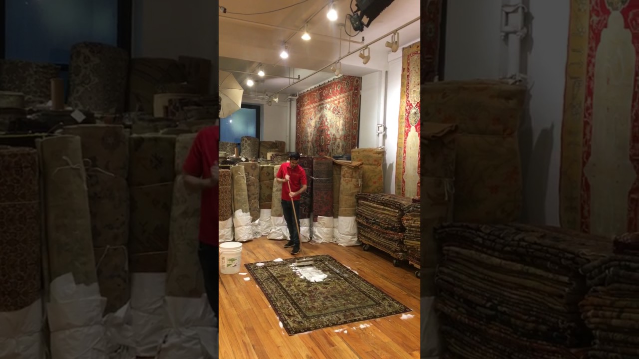 Professional Rug Cleaning at Nazmiyal Antique Rugs, NYC!