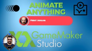 ui design : animate sprite and dialogue in GameMaker 2021