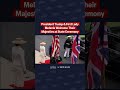 The President and First Lady host a State Arrival Ceremony on the South Lawn of the White House
