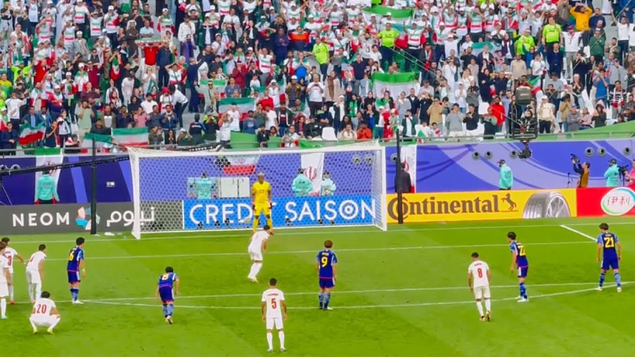Iran Last Minute Penalty Goal vs Japan | Asian Cup 2023 - YouTube