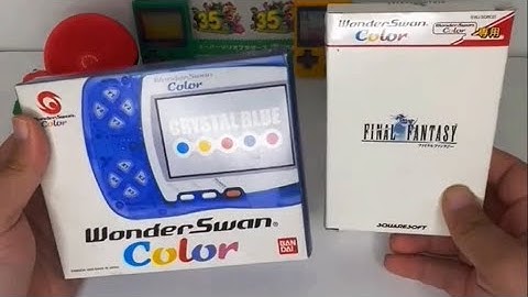The WonderSwan Color! The Japanese Exclusive Handheld in my personal Collection