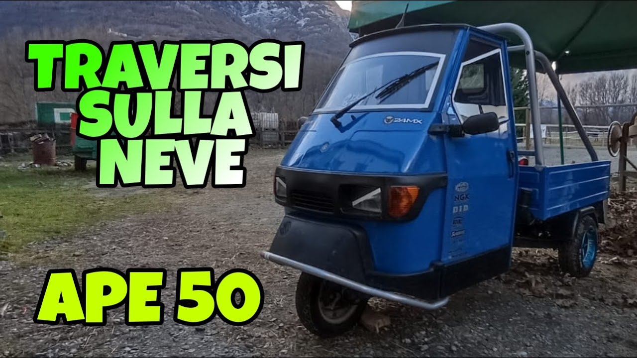 Ape 50 sulla neve - Traversi