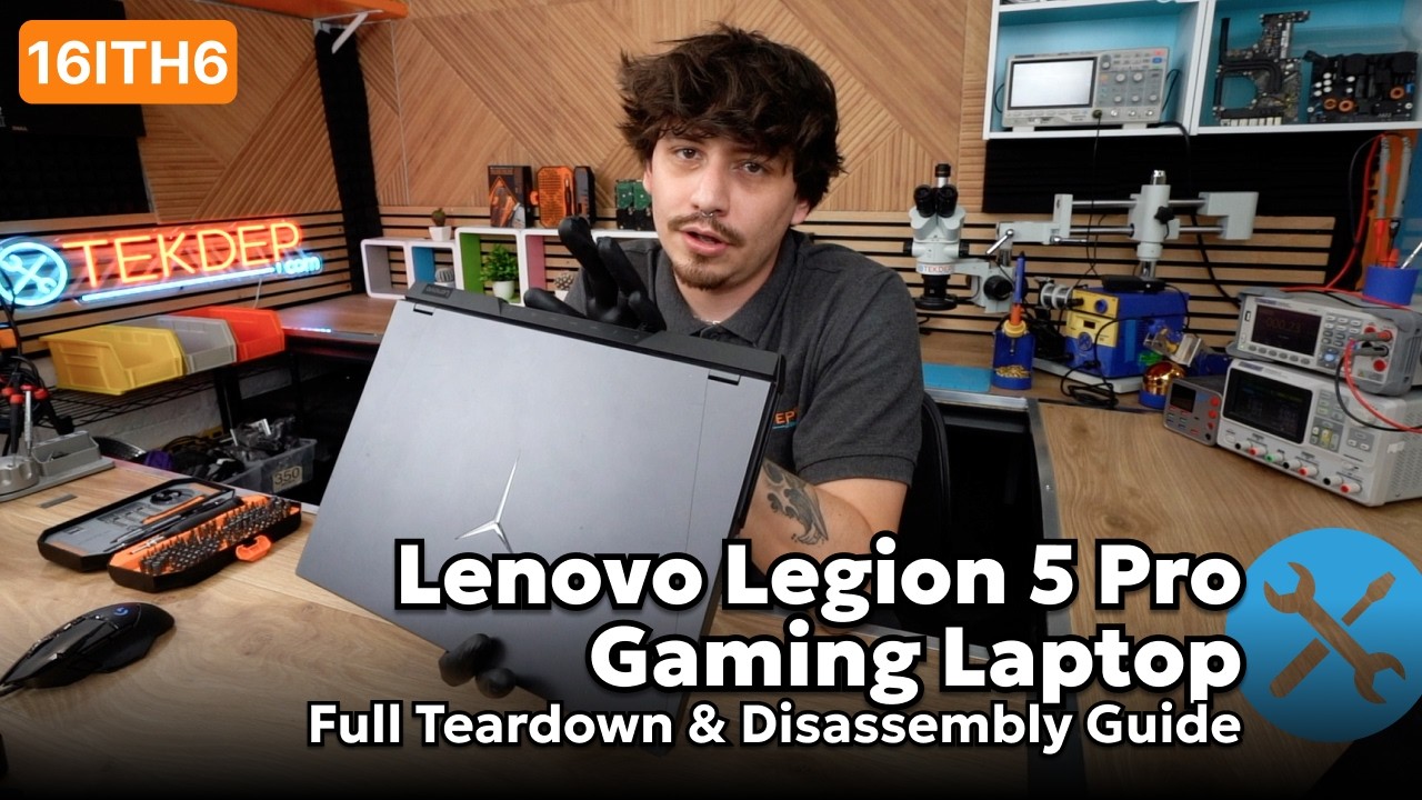 Lenovo Legion 5 Pro (16ITH6) Full Teardown & Disassembly Guide