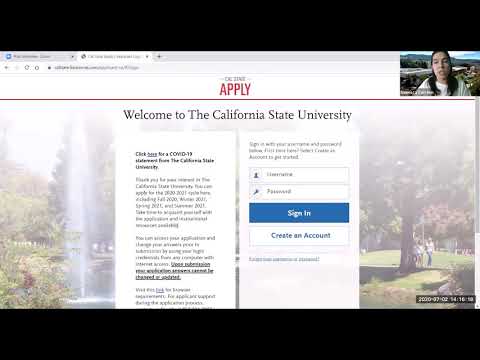 How to Create Your Cal State Apply Account