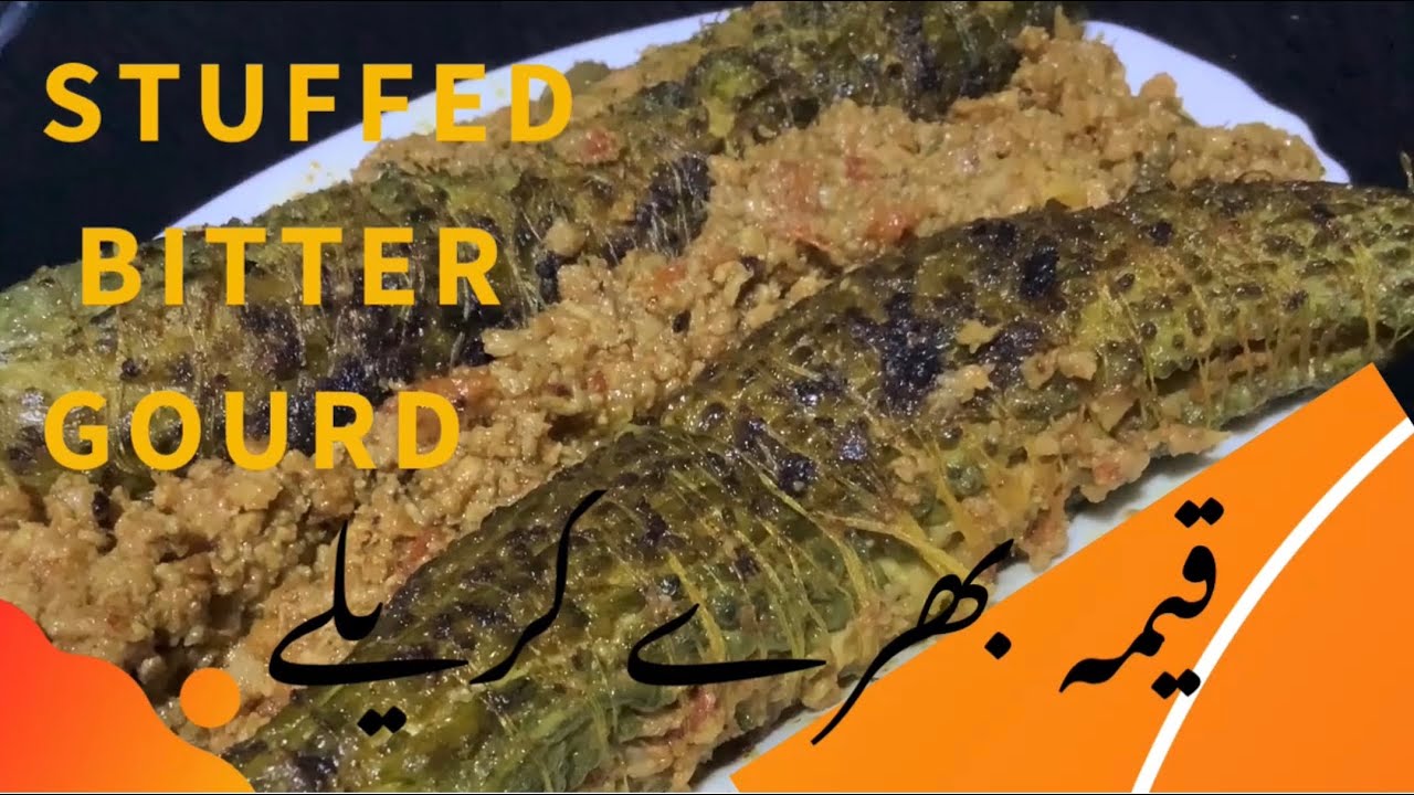 Stuffed bitter gourd recipe (urdu&hindi)قیمہ بھرے کریلے keema bhary