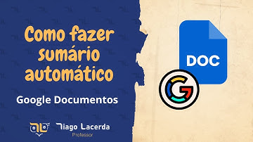Como fazer o sumário automático no Google Documentos