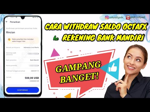 TUTORIAL WITHDRAW SALDO OCTAFX KE REKENING BANK MANDIRI