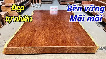 🟢QUÁ ẤN TƯỢNG - Sập gỗ Cẩm lai 1 tấm rộng trên 2 mét cực kỳ giá trị | CN1054