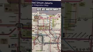 RUTE KRL JABODETABEK #keretaapi #keretaapiindonesia #train #railfansindonesia #commuterline