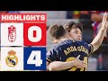 Granada cf 04 real madrid  resumen laliga ea sports  bt score bt