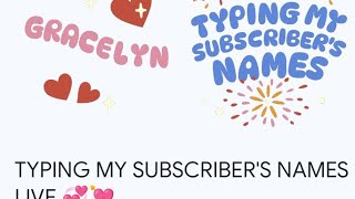 Live Name Typing With NniferN 📱❣️📱 #4k #shorts #livenametyping #Juneteenth #Roblox #Goviral