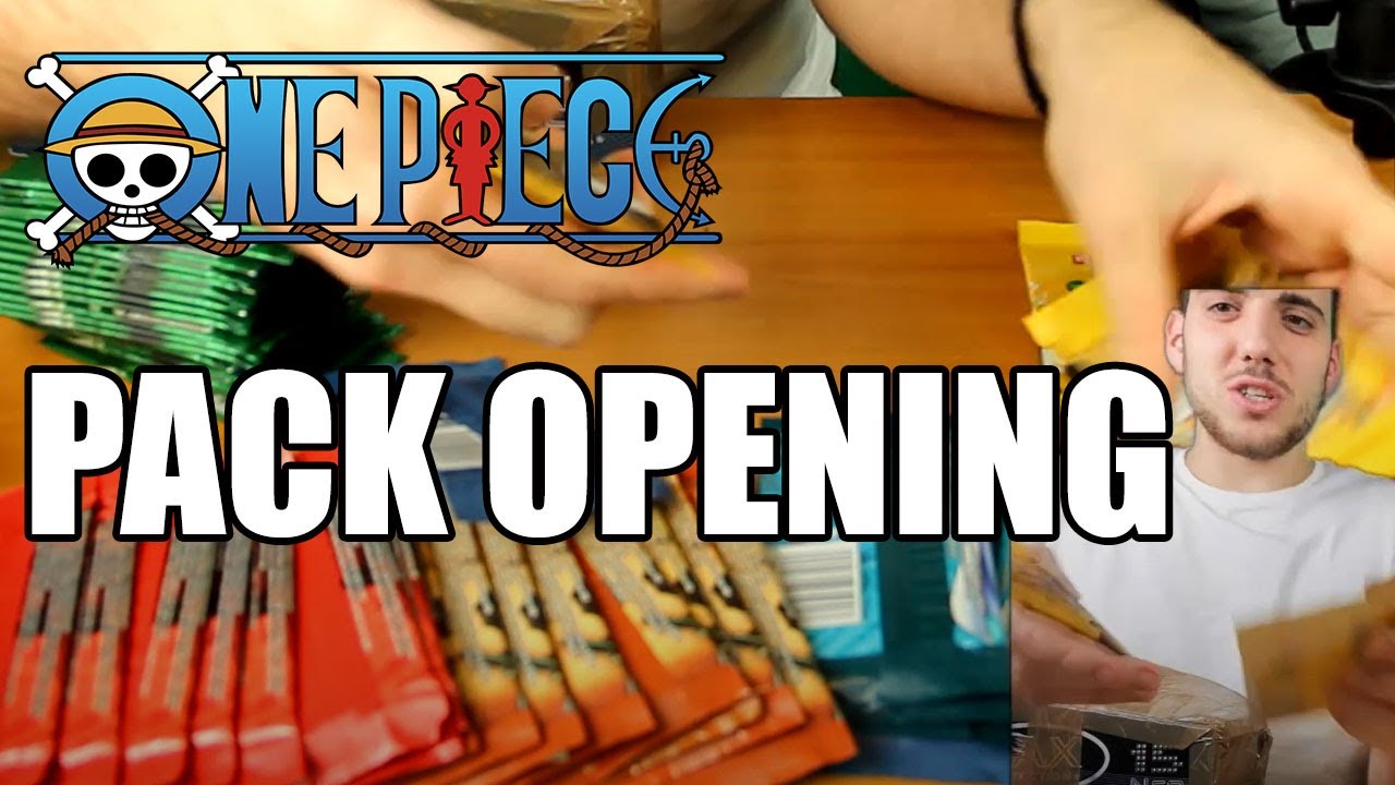 One Piece Card Game - TCG - Pack Opening GIGANTESCO - YouTube