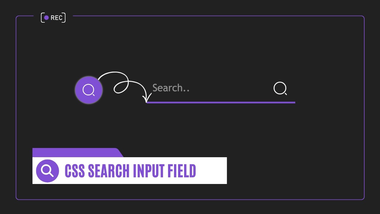 Expanding Search Input Field with HTML & CSS - YouTube