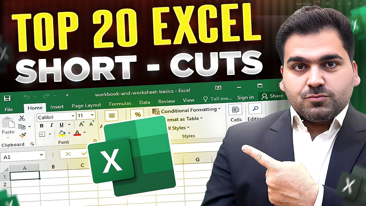 Top 20 Excel Short Cuts | Advance Excel Tricks