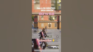 SKS vs SLR🔥SKS😱 #viral #pubgmobile #bgmi #trending #gaming #funny #1vs4 #gameplay #shorts #short #1k