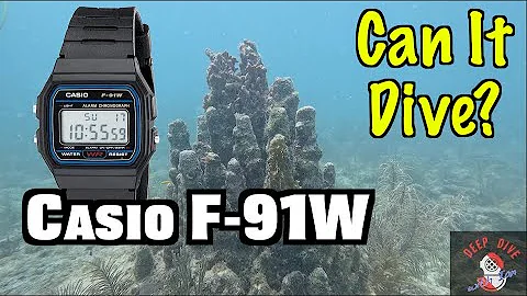 The Casio F-91W is an Iconic Unkillable Watch: But Can It Dive?