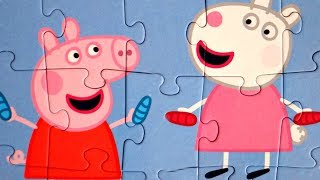 Свинка Пеппа и Сьюзи - Прыгалки и счеты - собираем пазлы для детей свинка пеппа Свинка Пеппа и Сьюзи - Прыгалки и счеты - собираем пазлы для детей свинка пеппа