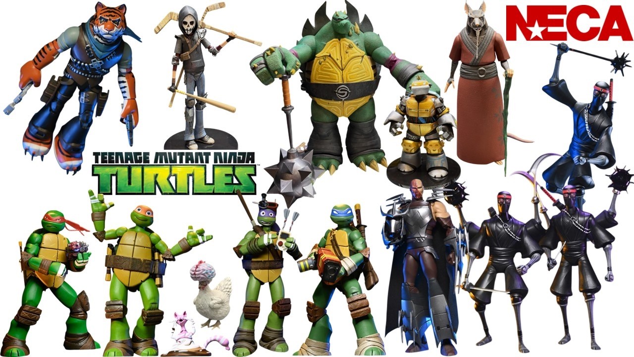see newer video** Every - NECA - 2012 Cartoon TMNT - Teenage