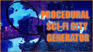 Procedural Sci-Fi City Generator