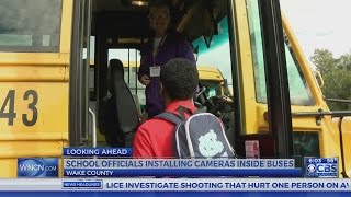 Wake County school officials installing cameras inside buses