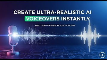 Create Ultra Realistic AI Voiceovers Instantly Best Text to Speech Tool for 2025