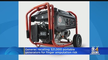 More Than 321,000 Generac Portable Generators Recalled After Several Finger Amputations Incidents