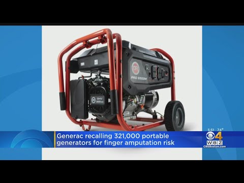 More Than 321,000 Generac Portable Generators Recalled After Several Finger Amputations Incidents
