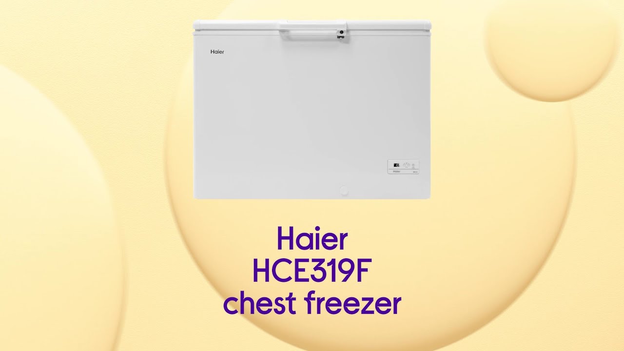 Haier HCE319F Chest Freezer White Product Overview YouTube