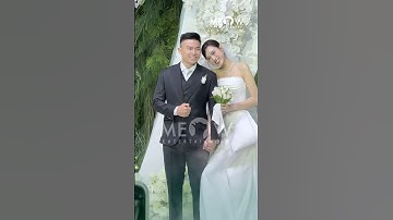 Vợ chồng Hoa hậu Đỗ Hà hạnh phúc tay trong tay tại đám cưới cổ tích #MeowEntertainment